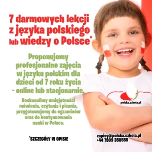 Zajęcia po polsku stacjonarnie i online